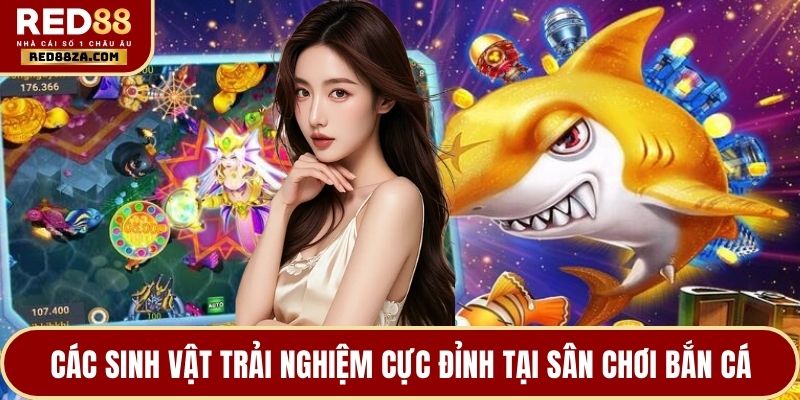 Các sinh vật trải nghiệm cực đỉnh tại sân chơi bắn cá