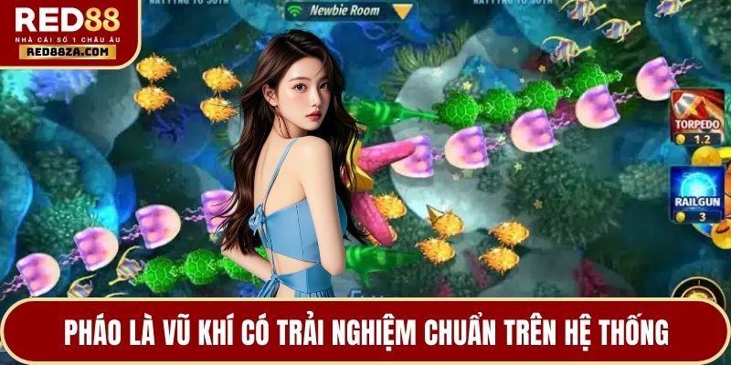 Pháo là vũ khí có trải nghiệm chuẩn trên hệ thống